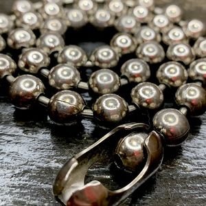 Stainless Steel 23” ball chain necklace